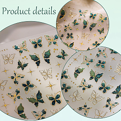 Наклейки для ногтей с рисунком бабочки&nbsp;MRMJ-WH20816-002