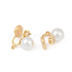 Круглые латунные латунные микропаве прозрачные кубические цирконии фурнитура для ушей KK-F902-03G