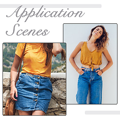 9 шт. 3-цветная овальная цепочка из сплава FIND-DC0007-87