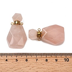 Кулоны для духов из натурального розового кварца G-B149-02G-03