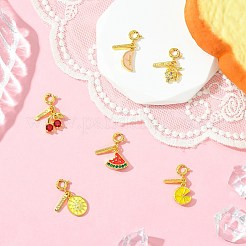 6шт 6 стиля латунные подвески&nbsp;KK-CJ0003-37