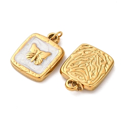 Подвески из нержавеющей стали 304 с эмалью&nbsp;STAS-U061-37G-A01