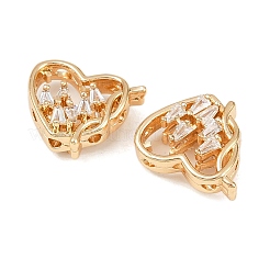 Многожильные звенья из прозрачного кубического циркония из латуни KK-F906-18G