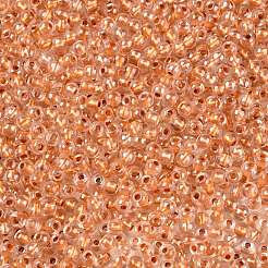 6/0 perline rotonde di vetro trasparenti all'interno colorate&nbsp;SEED-N006-004I