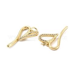 Стойки обшивки латунь микро проложить Циркон подвеску&nbsp;KK-C021-04G