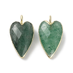 Подвески из натурального зеленого клубничного кварца G-G012-12G-05