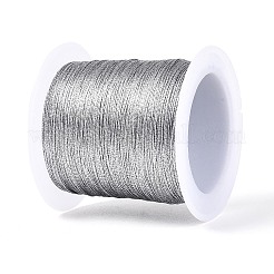 100 м двухслойная круглая металлизированная нить из пэт-материала&nbsp;MCOR-T003-01B