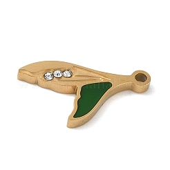 Подвески из нержавеющей стали 304 с эмалью&nbsp;LS-STAS-K312-03G