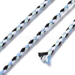 Cordon polycoton tricolore cordon métallique&nbsp;OCOR-Z003-D124