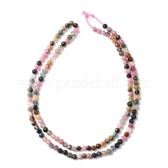 Натуральный турмалин бисер нитей G-YW0001-18