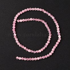 Натуральный мадагаскар розовый кварц бисер strads X-G-D655-4mm