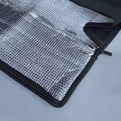 Сумка для ланча из нетканого материала и решетчатой поверхности с изоляцией&nbsp;AJEW-WH20017-95B-02