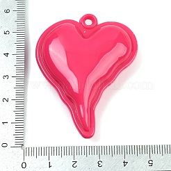 Непрозрачной акриловые большие подвески OACR-B036-17E