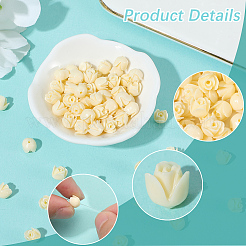 100 шт. синтетические коралловые резные бусины&nbsp;CORA-SC0001-13