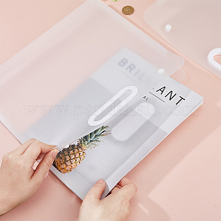 2 pochette à documents en plastique PP de 2 styles&nbsp;AJEW-FH0005-86A