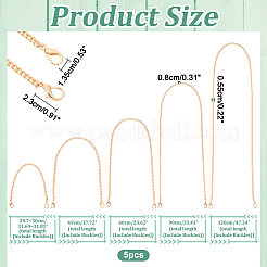 5 шт. 5 цепочки для кошельков&nbsp;FIND-WR0009-65KCG