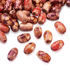 Печатные бусы из натурального дерева X-WOOD-R247-M