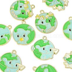 10 шт. 5 стиля подвески из сплава эмали&nbsp;ENAM-FS0002-18