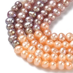 Нити из натурального культивированного пресноводного жемчуга&nbsp;PEAR-C004-10