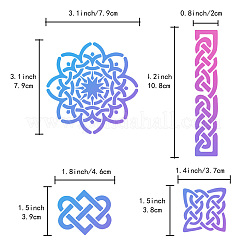 Трафареты для штампов из нержавеющей стали DIY-WH0238-103