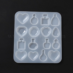 Parfümflasche/Herz Cabochon DIY Silikonformen&nbsp;X1-DIY-F139-02