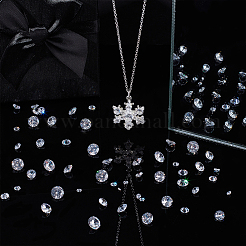 160 шт. 8 стиля кубических циркониевых кабошонов ZIRC-PH0001-52