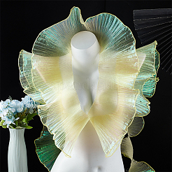 10 ярд ленты цвета русалки из полиэстера со складками и кружевной отделкой DIY-WH0419-44A