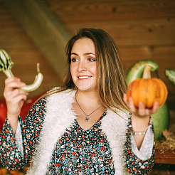 30шт. 3-х цветный стеклянный кулон-паук FIND-DC0004-13