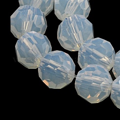 Supports de perles de verre imitation jade&nbsp;EGLA-A035-J6mm-D06