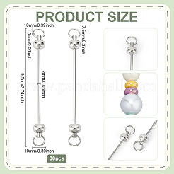 30 шт. брелок для ключей из сплава и железа с возможностью бисероплетения&nbsp;FIND-PH0026-69