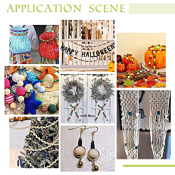 480 шт. 4 стиля крашеных бусин из натурального дерева WOOD-PH0009-48C