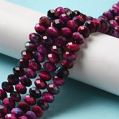 Натуральные радужные бусины «Тигровый глаз»&nbsp;G-NH0002-D05-03