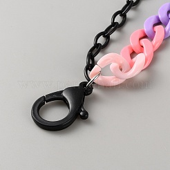 Двухслойные ремни из смоляной цепи для брюк&nbsp;AJEW-WH20022-60H