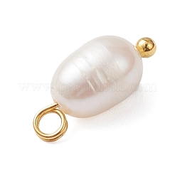 Натуральные культивированные пресноводные жемчужные рисовые подвески PALLOY-JF04643-01