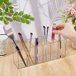 Прозрачный пластиковый ящик для хранения на 6 слот CON-WH0085-98