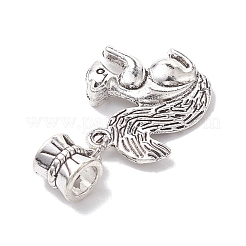 Tibetischer stil Aluminium Anhänger & Charms&nbsp;PALLOY-JF02592-02