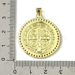 Кулоны из экологически чистой латуни с микропаве и кубическим цирконием&nbsp;KK-A204-06G