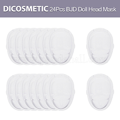 透明な pvc bdj 人形ヘッドカバー顔  人形保護マスク  透明  109x83x37mm&nbsp;DIY-WH0430-087