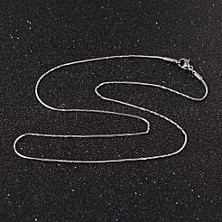Ожерелья из нержавеющей стали 304 в виде змеиной цепи NJEW-O096-C-23P