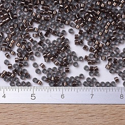 MIYUKIデリカビーズ  シリンダー  日本製シードビーズ  11/0  （db0184)シルバーライニングダークトープ  1.3x1.6mm  穴：0.8mm  約2000PCS /ボトル  10 G /ボトル&nbsp;SEED-JP0008-DB0184