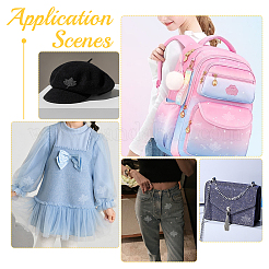 Блеск исправления горный хрусталь (термоклей на спине) DIY-WH0188-90D