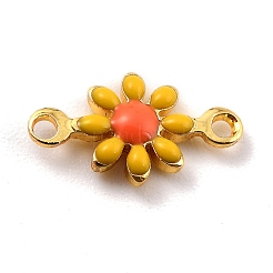 Соединители латунные эмалевые звенья KK-260-01G-07-RS