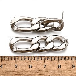 Серьги-гвоздики из нержавеющей стали 304&nbsp;X-EJEW-D095-23P