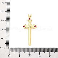 Латунные микро проложить кубического циркония подвески KK-D325-49G