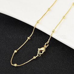 Ожерелье из латунных спутниковых цепочек для женщин&nbsp;NJEW-P265-05G