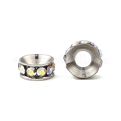 Perline distanziatori strass in ottone&nbsp;RB-A020-9mm-28P