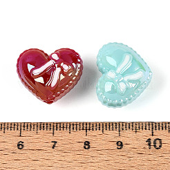 Непрозрачные акриловые бусины с УФ-покрытием OACR-N153-10