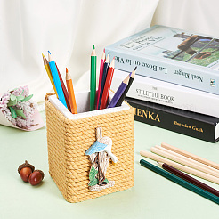 Настольная деревянная подставка для ручки из хлопковой веревки&nbsp;BT-TAC0012-11