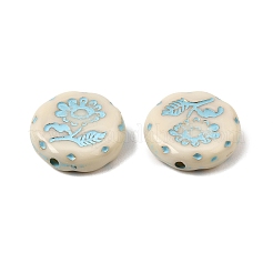 Perles acryliques opaques peintes&nbsp;AC-CBAA127-02B