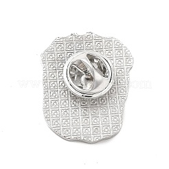 Эмалированная булавка с латунными защелками-бабочками&nbsp;JEWB-A006-03D